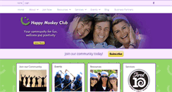 Desktop Screenshot of happymonkeyclub.com